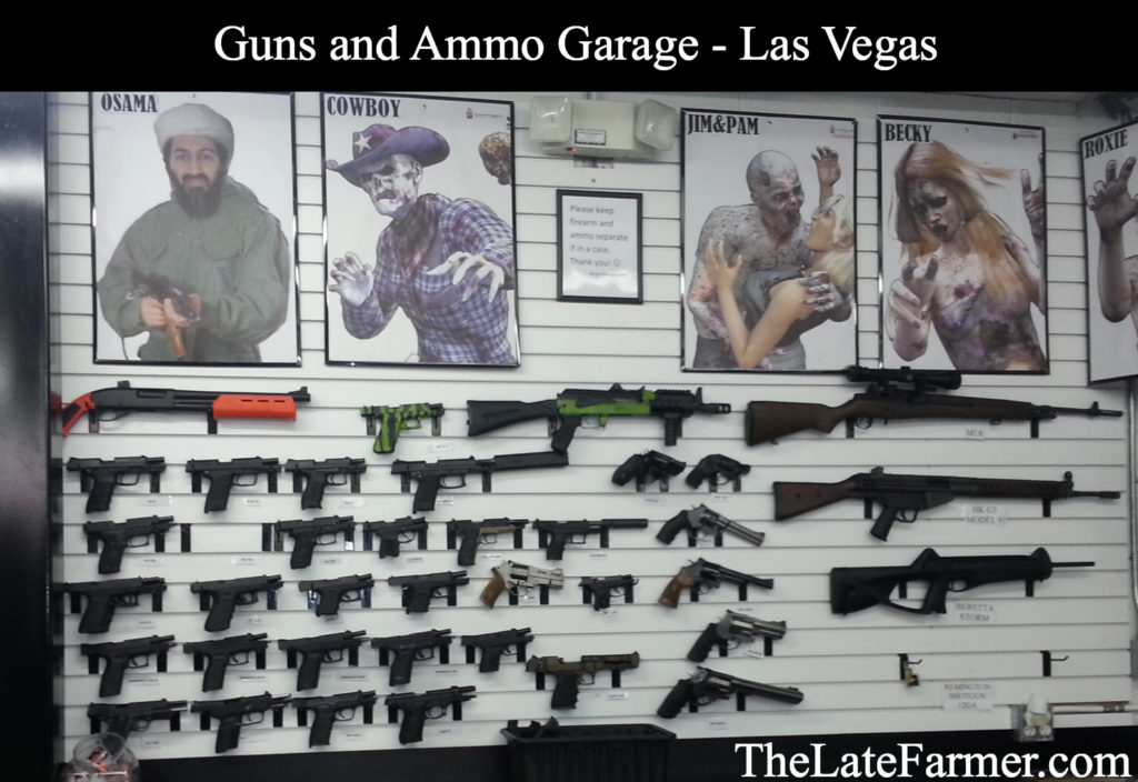 Guns and Ammo Garage - Gun Display - TheLateFarmer.com