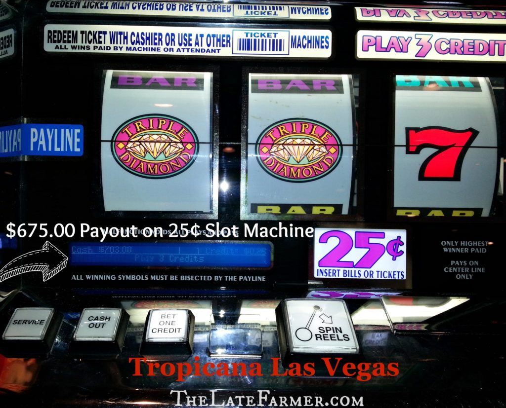 Tropicana Las Vegas - Slot Machine - TheLateFarmer.com